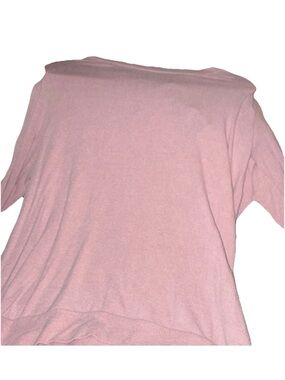 iris Lightweight Off-Shoulder Sweater in Pale Pink